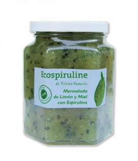 Bote de mermelada de limón con espirulina - 250g