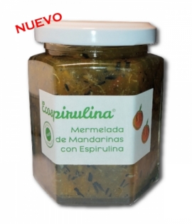 Mermelada de mandarina con espirulina